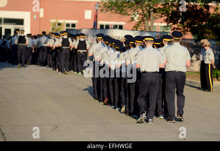 Königliche kanadische montiert Polizei Depot, RCMP Ausbildungsakademie in Regina, Saskatchewan, Kanada Stockfoto