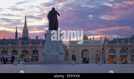 La Place Stanislas in Nancy, UNESCO-Weltkulturerbe, Meurthe-et-Moselle, Region Alsace-Lorraine, Frankreich, Europa Stockfoto