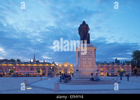La Place Stanislas in Nancy, UNESCO-Weltkulturerbe, Meurthe-et-Moselle, Region Alsace-Lorraine, Frankreich, Europa Stockfoto