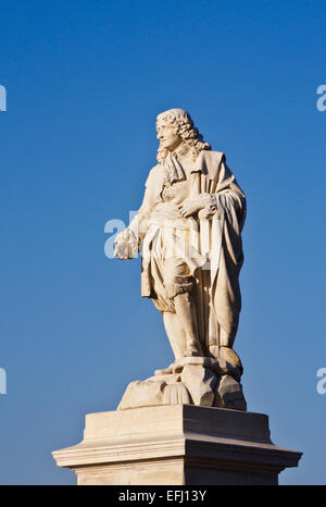 Statue von Pierre-Paul Riquet, Architekt des Canal Du Midi, Allée Jean Jaurès, Toulouse, Haute-Garonne, Frankreich Stockfoto