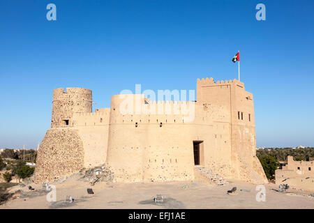 Historische Festung in Fujairah, Vereinigte Arabische Emirate Stockfoto