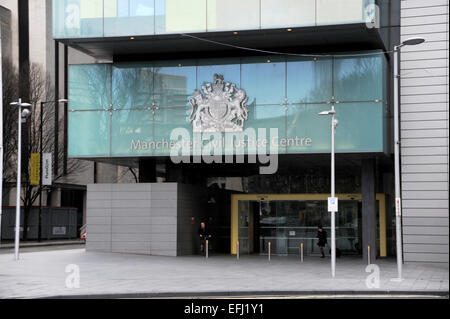 Manchester Lancashire UK - Manchester Civil Justice Center Stockfoto