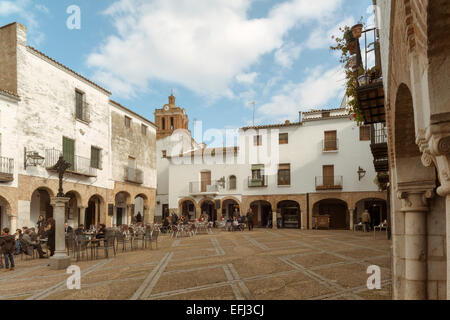 Plaza Chica, Zafra, Badajoz, Extremadura, Spanien, Europa Stockfoto