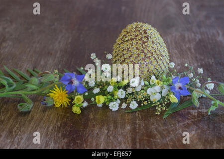 Blumen Blumenstrauß Blüte Frühling Sommerholz "Copy Space" Stockfoto