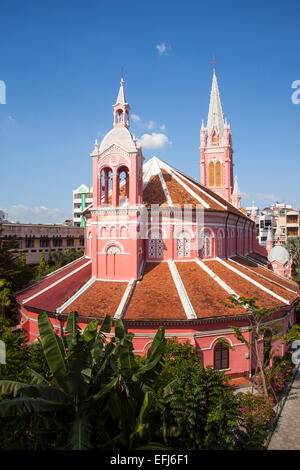 Tan Dinh katholische Kirche im Zentrum Stadt, Ho-Chi-Minh-Stadt, Vietnam Stockfoto