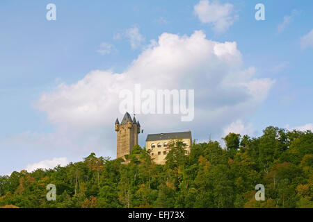 Burg Nassau, Nassau, Lahn, Westerwald, Rheinland-Pfalz, Deutschland, Europa Stockfoto