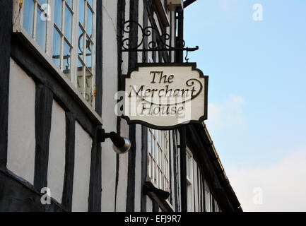 Das Fitzwilliam Hotel in Ludlow, Shropshire, UK. Stockfoto