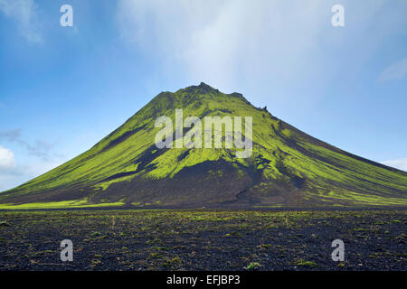 Maelifell schlafender Vulkan, Island Stockfoto