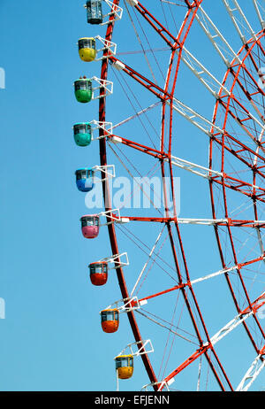 Riesiges Riesenrad Palette Town Vergnügungspark Odaiba Insel Tokio Japan Stockfoto