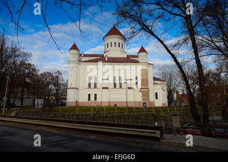 Kathedrale von Theotokos, orthodoxe Kirche in Vilnius, Litauen Stockfoto