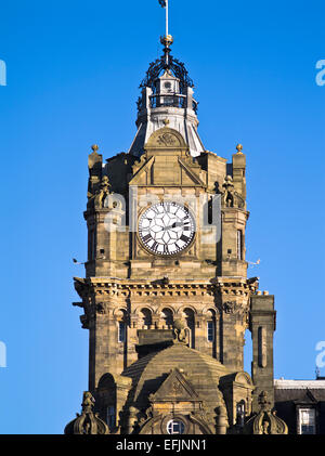 dh Clock Tower BALMORAL HOTEL EDINBURGH SCHOTTLAND Scottish Hotels Stockfoto