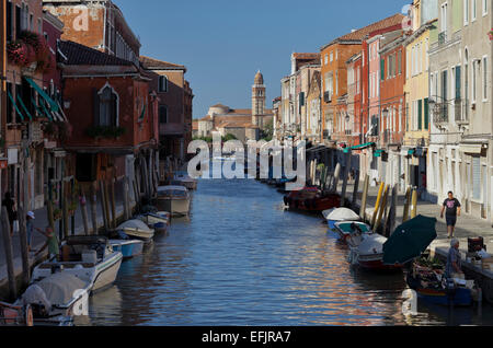 Rio del Vetrai, Murano, Venedig, Italien Stockfoto