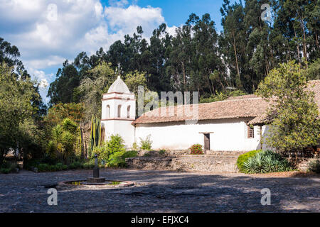 Alte spanische koloniale Herrenhaus im Norden Ecuadors Stockfoto