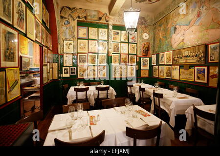Traditionelles italienisches Restaurant, Mailand, Lombardei, Italien Stockfoto