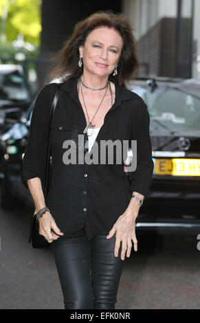 Jacqueline Bisset außerhalb ITV Studios mit: Jacqueline Bisset Where: London, Vereinigtes Königreich bei: 4. August 2014 Stockfoto