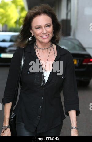 Jacqueline Bisset außerhalb ITV Studios mit: Jacqueline Bisset Where: London, Vereinigtes Königreich bei: 4. August 2014 Stockfoto