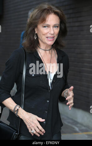 Jacqueline Bisset außerhalb ITV Studios mit: Jacqueline Bisset Where: London, Vereinigtes Königreich bei: 4. August 2014 Stockfoto