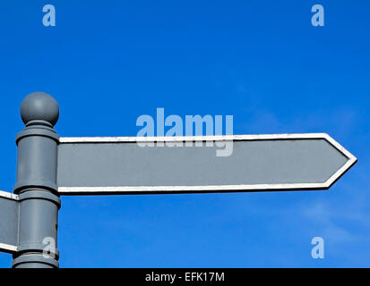 Leere Richtungspfeil Zeichen Stockfoto