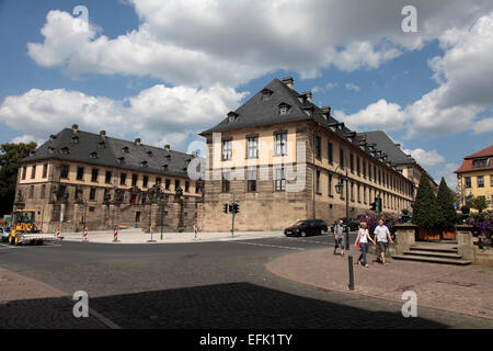 Diese barocke Stadtschloss wurde 1706-1714 Johann Dientzenhofer Residenz der Fürst-Äbte und späteren Fürstbischöfe erbaut. Foto: Klaus Nowottnick Datum: 8. August 2014 Stockfoto