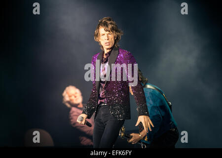 Mick Jagger von den Rolling Stones Stockfoto