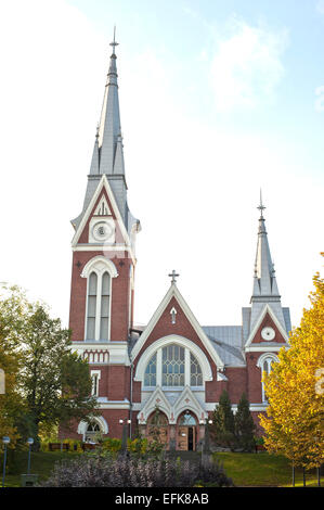 Evangelisch-Lutherische Kirche von Joensuu Stockfoto