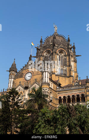Maharashtra, Indien Mumbai Chhatrapati Shivaji Terminus (Victoria Terminus) Stockfoto