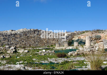 Archäologische Gebiet von Segesta, Segesta, Sizilien Stockfoto