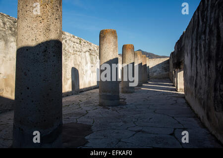 Mitla, Oaxaca, Mexiko - die Ruinen von Mitla, ein präkolumbianischen religiöses Zentrum in Zapoteken-Kultur, die mindestens 100 stammt CE. Stockfoto