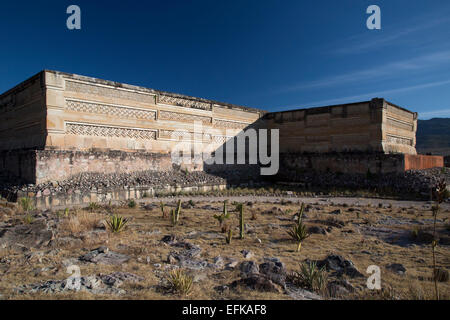 Mitla, Oaxaca, Mexiko - die Ruinen von Mitla, ein präkolumbianischen religiöses Zentrum in Zapoteken-Kultur, die mindestens 100 stammt CE. Stockfoto