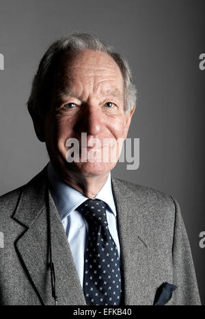 Michael Buerk, Dschungel-Überlebender des Jahres, der Oldie des Jahres 2015 Stockfoto