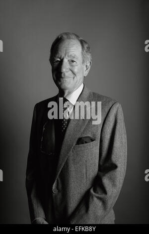 Michael Buerk, Dschungel-Überlebender des Jahres, der Oldie des Jahres 2015 Stockfoto