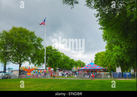 PORTLAND - Mai 04: Freizeitpark an Gouverneur Tom McCall Waterfront Park am 4. Mai 2014 in Portland, Oregon. Stockfoto