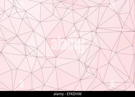 Mit parametrischen Dreiecksform geometrische Pastell polygon Stockfoto