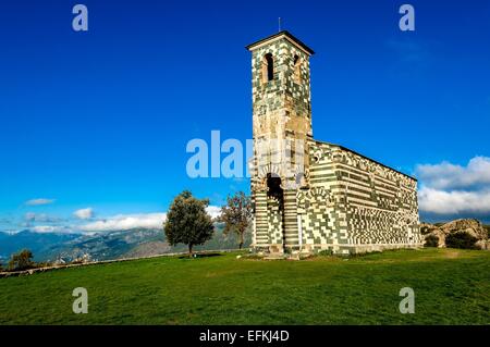 Église Saint-Michel Murato Bastia Haute Corse 2 B Frankreich Stockfoto