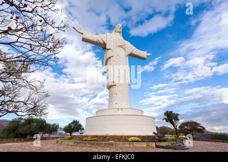 Größte Statue von Jesus Christus in der Welt, der Cristo De La Concordia in Cochabamba, Bolivien Stockfoto