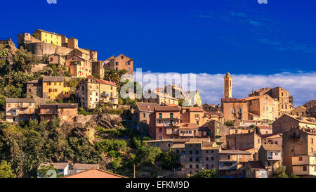 Village de Corte Haute Corse Frankreich 2 B Stockfoto