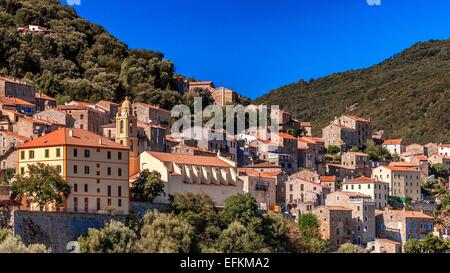 Village de Vico Haute Corse 2B Frankreich Stockfoto