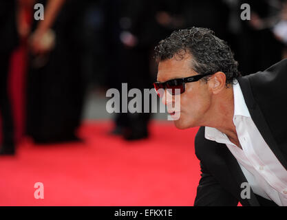 The Expendables 3 - Film Weltpremiere anlässlich der Odeon Kino - Ankünfte: Antonio Banderos Where: London, Vereinigtes Königreich bei: 4. August 2014 Stockfoto