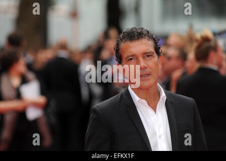 The Expendables 3 - Film Weltpremiere anlässlich der Odeon Kino - Ankünfte: Antonio Banderos Where: London, Vereinigtes Königreich bei: 4. August 2014 Stockfoto