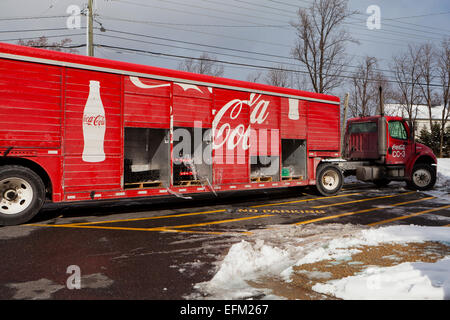 Coca Cola LKW - USA Stockfoto