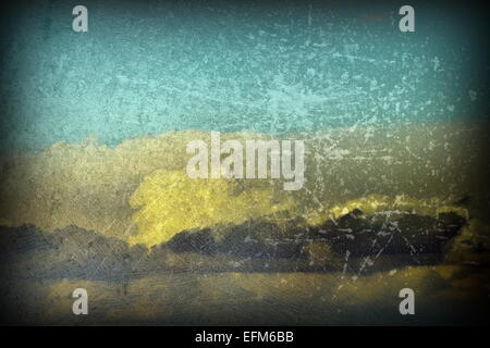 abstrakte bläuliche Himmel, distressed Hintergrund aus der schönen Natur Stockfoto