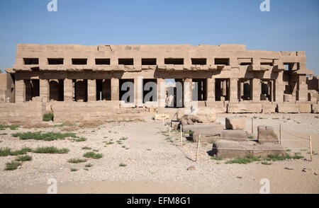 Tempel von Karnak, Ägypten - äußere Elemente Stockfoto