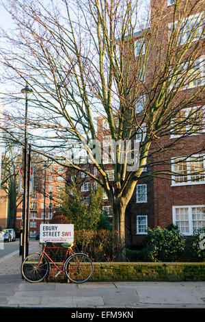 Ebury Street Corner, London Stockfoto