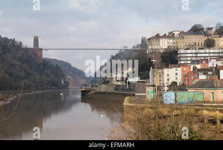 Brunels Clifton Suspension Bridge Bristol England UK Stockfoto