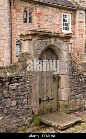 Wells ist eine Cathedral City in Somerset England UK Cathedral oder Vicars Close Stockfoto