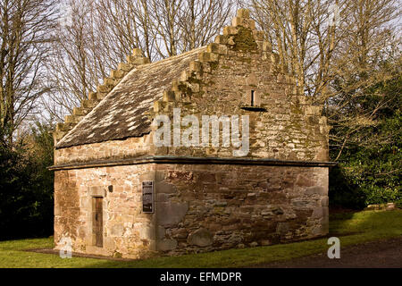 "Tealing Dovecot" ist ein 16. Jahrhundert schottische "Taubenschlag" von Sir David Maxwell erbaut 1595 in Tealing Village, UK Stockfoto