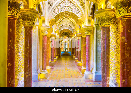 Monserrate Palace in Sintra, Portugal. Stockfoto