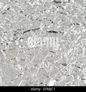 Aluminium-Folie-Textur-Hintergrund Stockfoto