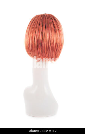 Haar-Perücke über den Kopf Schaufensterpuppe Stockfoto