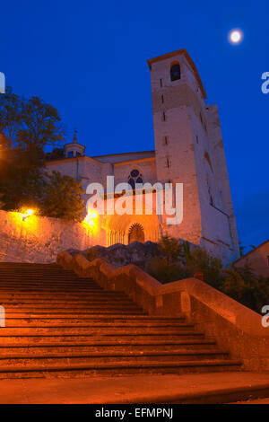 Kirche San Pedro De La Rua, Estella, Navarra, Jakobsweg, Navarra, Weg nach Santiago, Spanien Stockfoto